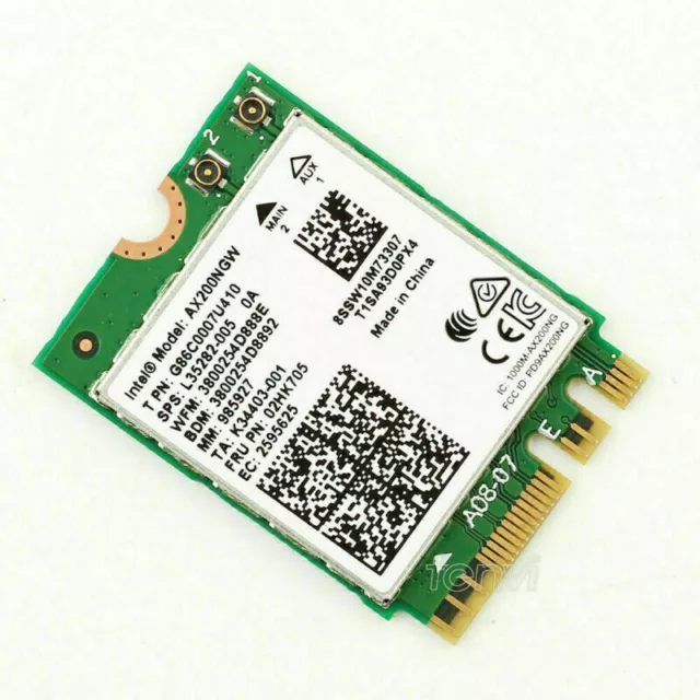 Intel Wi-Fi 6 AX200 802.11ax Dualband Bluetooth 5.0 Wifi Netzwerkkarte DE