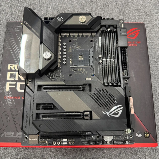 ASUS ROG CROSSHAIR VIII Formula Motherboard PCIe Lock Missing Used £286 ...