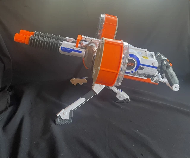 NERF NSTRIKE ELITE Rhino Fire Blaster Gun Tested Working Complete