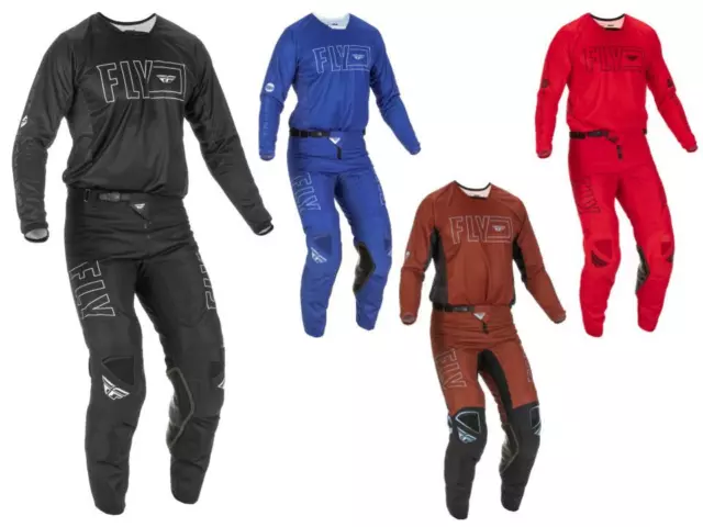 Fly Racing Kinetic FUEL Jersey and Pant Combo Set Adult Riding Gear Moto MX/ATV