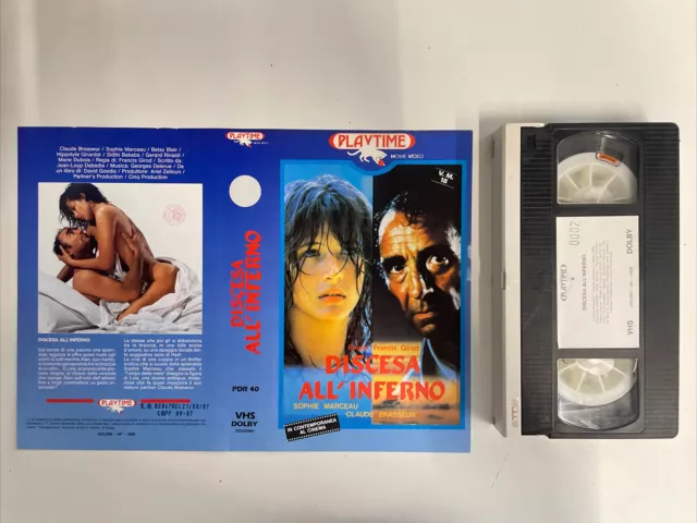 DISCESA ALL'INFERNO (1987) vhs+locandina-senza custodia - PLAYTIME