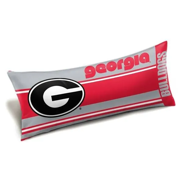 NCAA Georgia Bulldogs  Seal Body Pillow "19in x 48in"