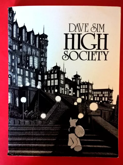 Cerebus High Society 1st print TPB 1986 Dave Sim Aardvark Vanaheim