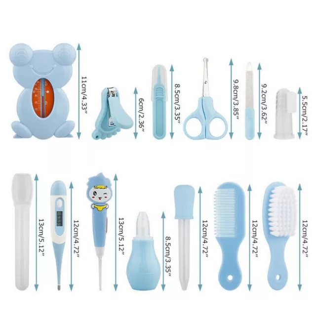 13X Newborn Baby Kids Nail Hair Health Care Infant Grooming Brush Gift Kit New 2