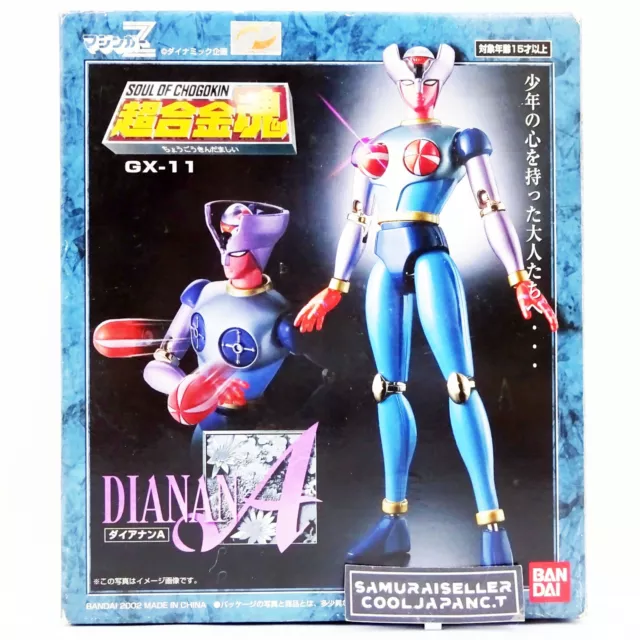 Soul of Chogokin GX-11 Diana Dianan A Mazinger Z Action Figure Go Nagai Bandai