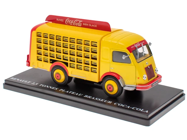 RENAULT 2,5 TONNES PLATEAU BRASSEUR COCA- 1/43 Camion Utilitaire Miniature UTR12