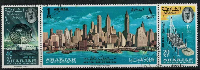 Sharjah: Nr. 87-89 gestempelt / EXPO 1964