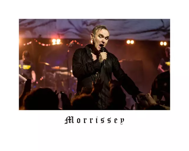 Morrissey 8x10 Photo Print with name concert MOZ the Smiths alternative rock 2