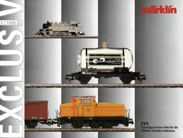 Märklin EXCLUSIV 3 / 1996 mit 28501 46241 RAG 34112 44520 88961 0301 NEUwertig