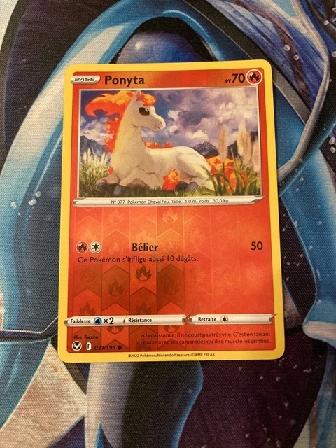 Pokemon Card Ponyta REVERSE 021/195 - EB12 Silver Storm