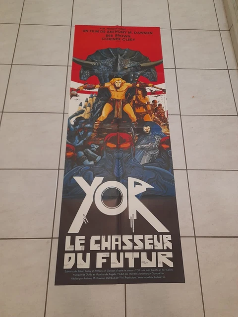 Affiche de cinéma 80x120 cm format Pantalon  YOR LE CHASSEUR DU FUTUR