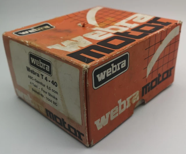 Webra WEBRA T4-40 FOUR-STROKE R/C glow model aircraft engine £47.52 - PicClick UK