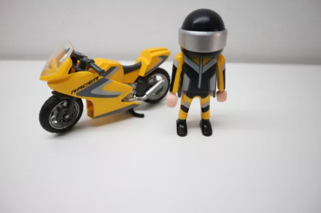 playmobil 5116 setnr. Cruiser motorcycle motor Motorrad speed cycle track fast