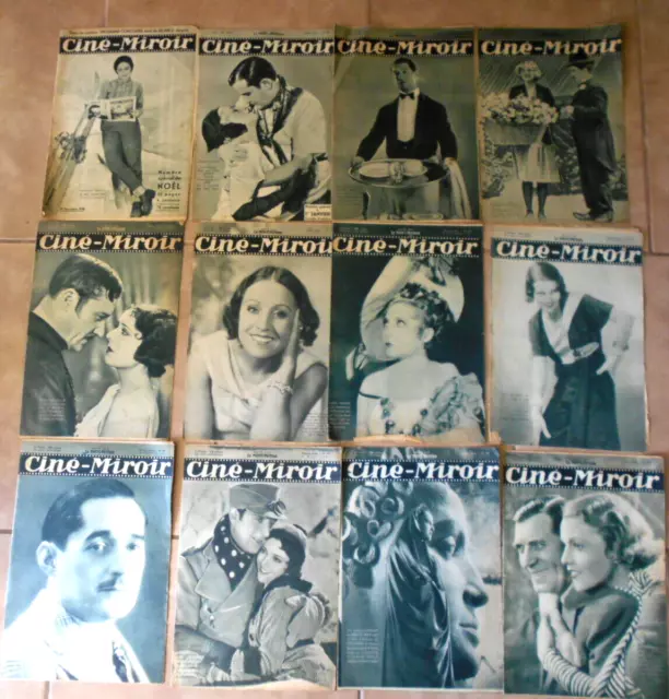 12  Cine-Miroir Annee 1931 Chaplin,Cherrill,Chevalier,Annabella,Prejean,Helm...