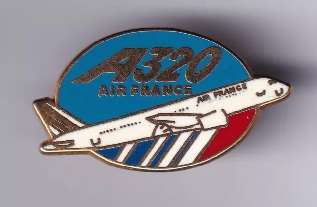 Rare Pins Pin's .. Avion Plane Airlines Compagnie Air France Airbus A 320 Or ~Ft