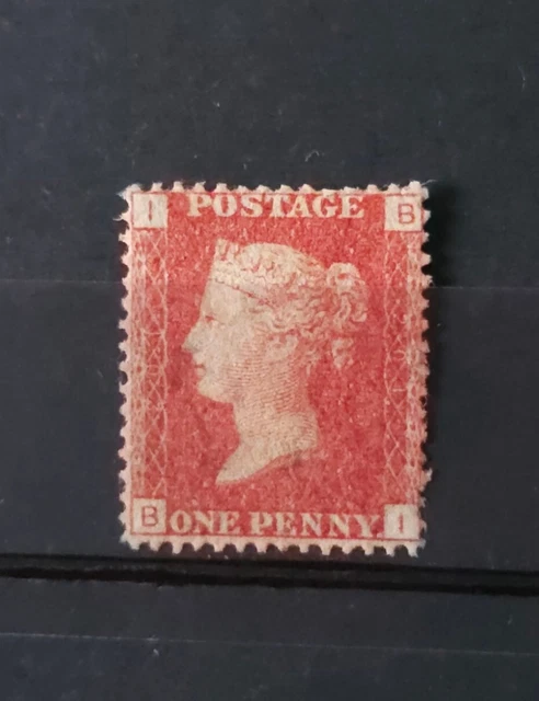 Gb Queen Victoria Sg 43 1D Red Pl 201 M/Mint