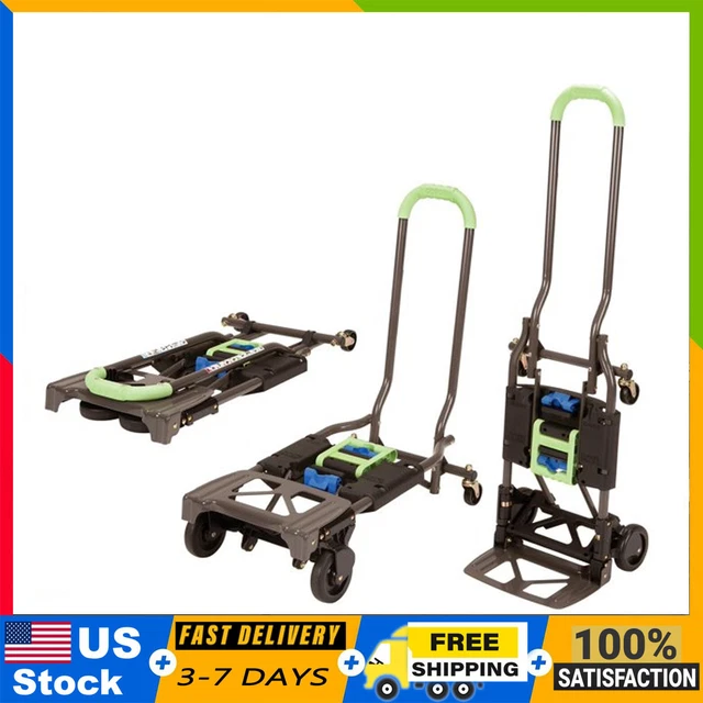 Cosco Shifter Multi-Position Folding Hand Truck and Cart, Green Cosco Shifter Multi-Position Folding Hand Truck and Cart, Green