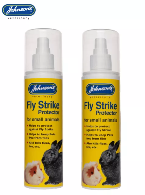 2 Pack Johnsons Veterinary Small Animal Rabbit Fly Strike Protector 150Ml