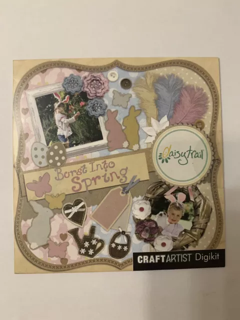 Burst Into Spring  - Serif Craft Artist Daisytrail digikit papercrafting CD Rom