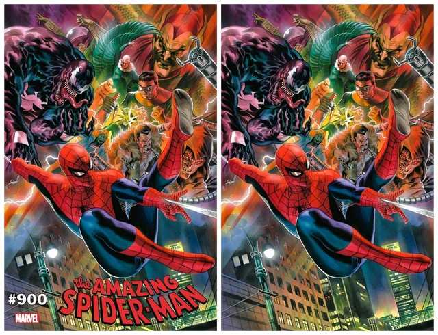 THE AMAZING SPIDER-MAN #900 Massafera Variant Set LTD To 800 Sets With COA