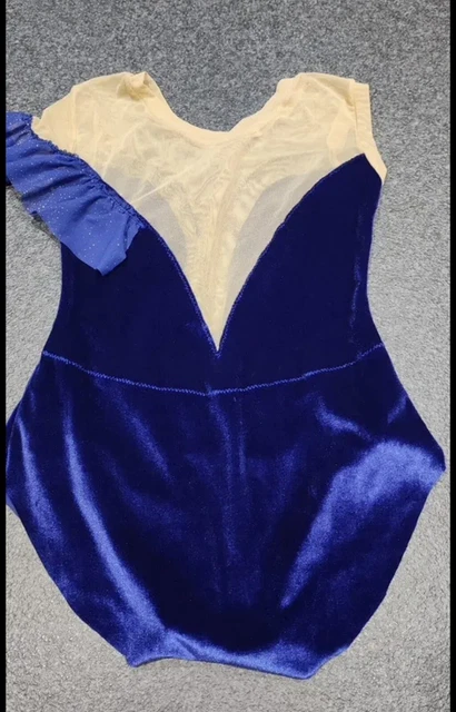 Body da Ginnastica Ritmica Blu ,  come nuovo