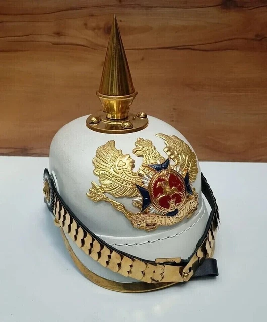 Epic Militaria Replica Cinturino In Pelle Per Casco Tedesco M16 WW1 – Colore Marrone, Regolabile Con Fibbie. Storia Autentica!