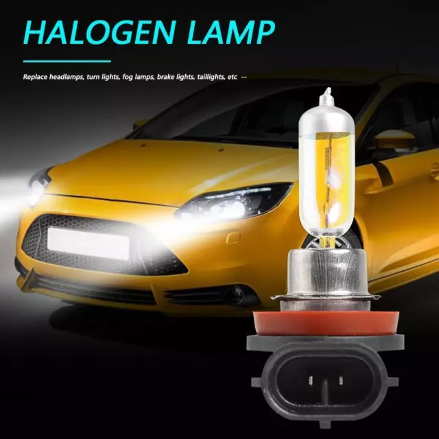 H1# H11 Halogen Light Bulb 12V 55W Headlight Halogen Lamp Yellow LED Source Fog