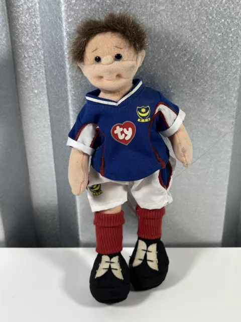 Portsmouth Footballer Doll TY The Teenie Beanie Boppers Collection 2002