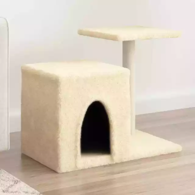 Arbre à chat avec griffoirs en sisal gris foncé 50,5 cm