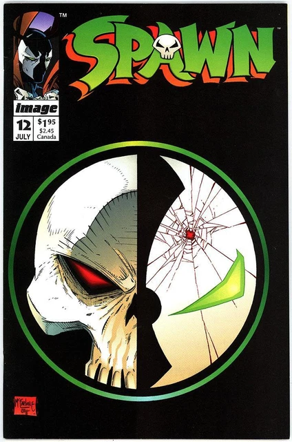 SPAWN 12 VF/NM 9.0 HIGH GRADE TODD MCFARLANE IMAGE COMICS w/POSTER 1993 BIN