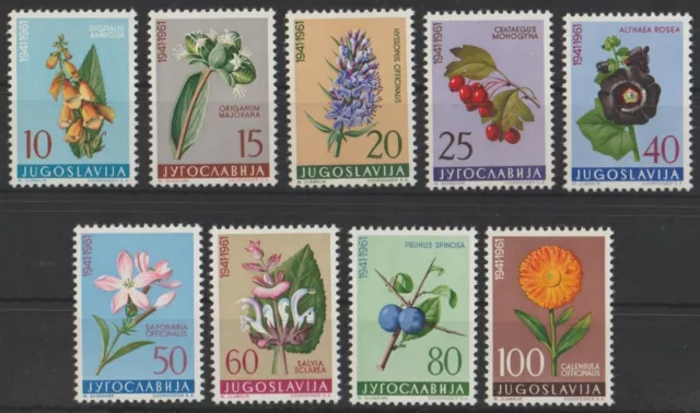 JUGOSLAWIEN MiNr. 943/51 "Jugoslawische Flora", **postfrisch, Michel 20,--