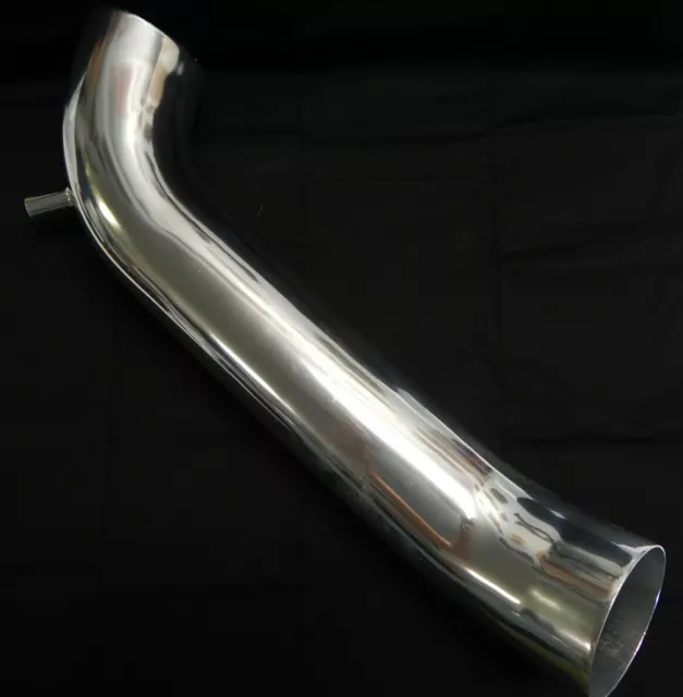 Universal Aluminum Cold Air Intake System Tube 22" Long for 3.5" 89mm Filter CAI