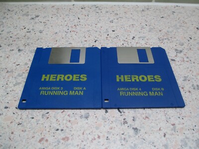 Commodore Amiga Course Man sans Boîte Ou Instructions Disque 