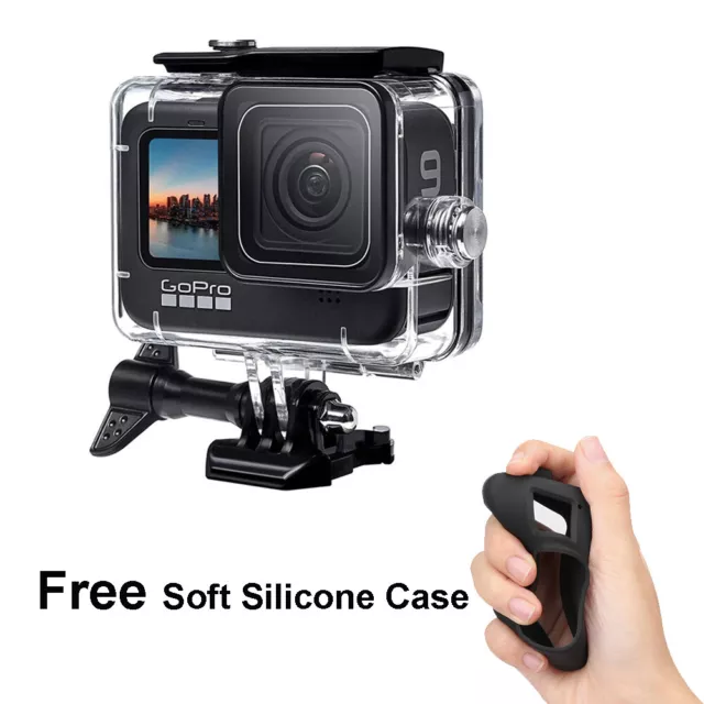 For Gopro Hero 9 10 11 Black Underwater Waterproof Housing Protect +Free Case UK