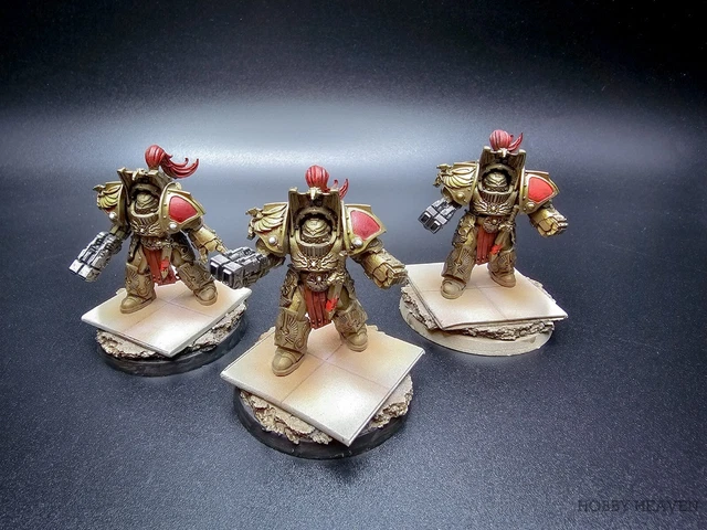 WARHAMMER 40K ADEPTUS Custodes Aquilon Terminators x3 #1 Painted ...