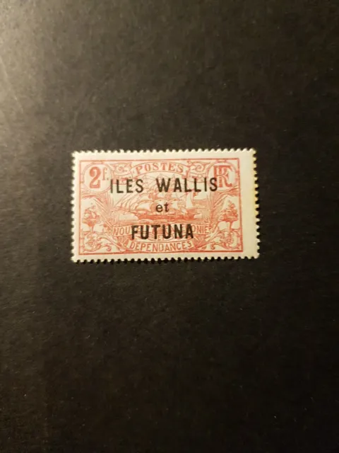 Timbre France Colonie Wallis Et Futuna N°16 Neuf ** Mnh 1920 Rousseur
