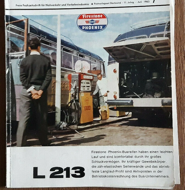 Firestone Phoenix, Hamburg, Shell Tankstelle... orig. Printwerbung aus 1963