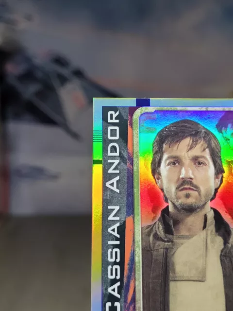 2016 Topps Rogue One Cassian Andor Gold UK Limited Edition - Rare 3