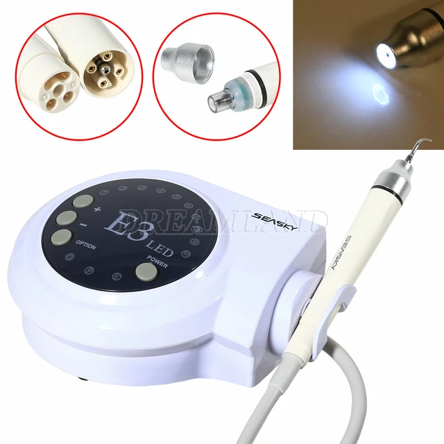 Dental SKYSEA Ultrasonic Piezo Scaler LED Handpiece Tips For EMS fit Cavitron