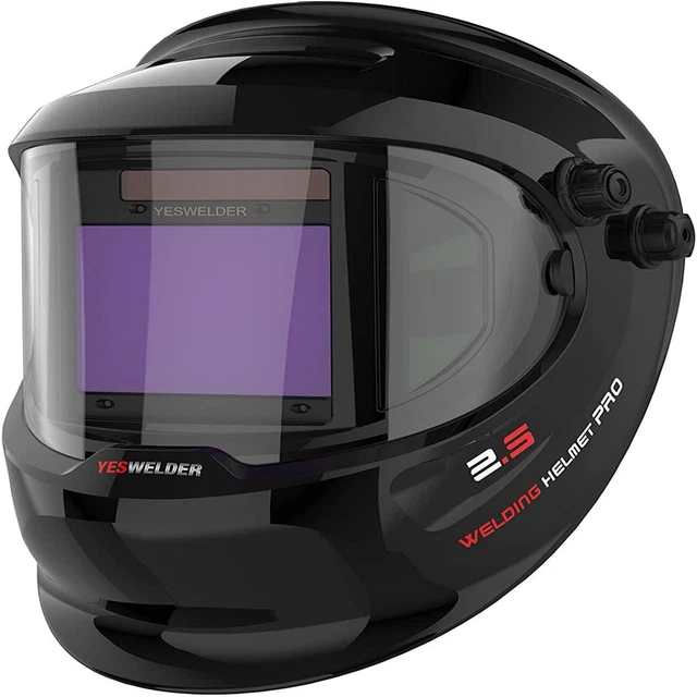 Welding  Helmet  True  Color  Auto  Darkening  Welding  Mask With  Side  View