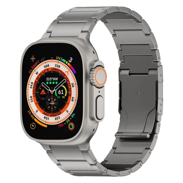 Titanium Band for Apple Watch Ultra 2 & Ultra 1 - 49mm Titanium Metal Bracelet 2