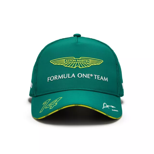 Aston Martin F1 Fernando Alonso Team Baseball Cap Green 2024 Kids Free UK Ship