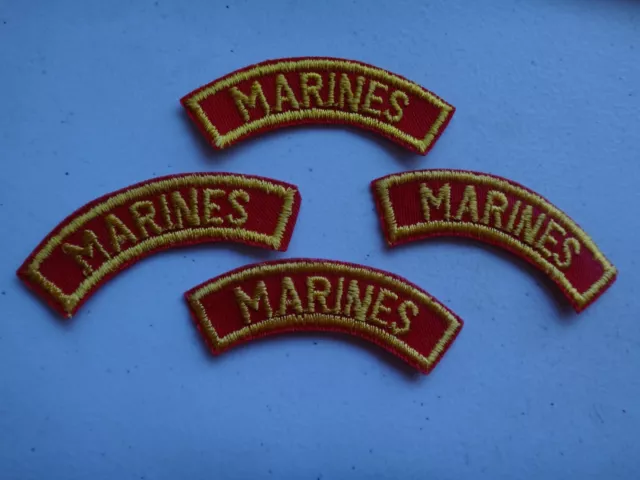 Lotto Di 4 Usmc Marines Arcs Toppe