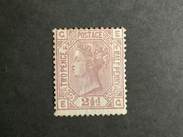 Great Britain 1876 2 1/2d Rosy Mauve SG 141 MH CV £525 For Unused