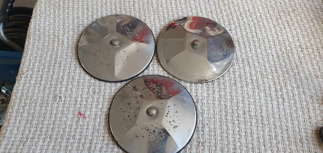 3x Renault R5 R6 R12 R14 R15 R17 Steel Wheel Wheeltrim Trim Hubcap Centre Cap