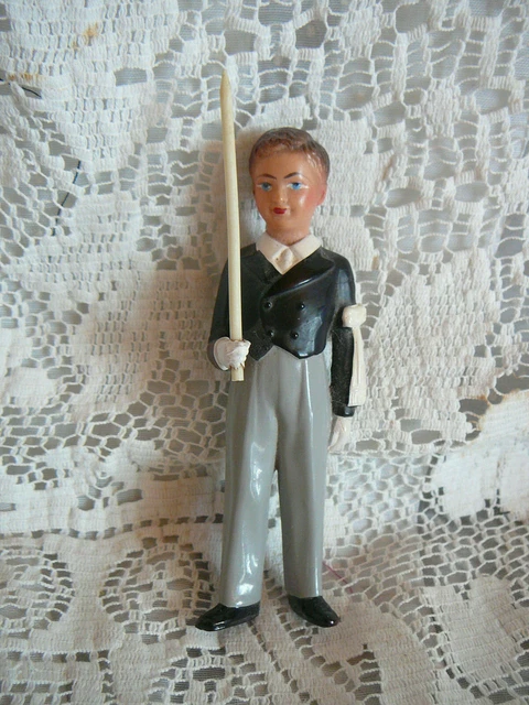 Rare Poupon noir petit Colin ancien 1950 - Collection