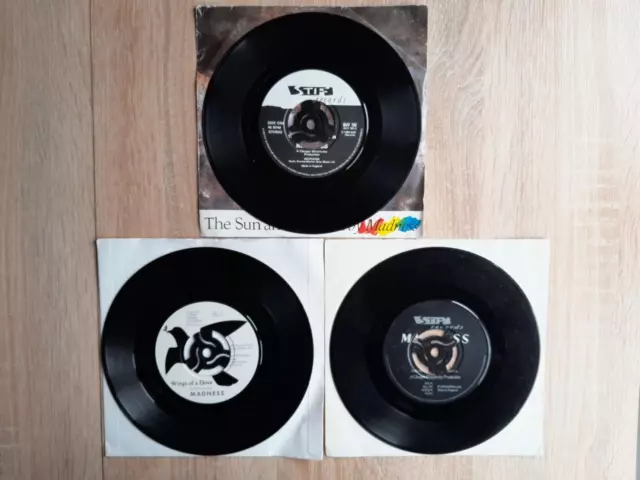 JOB LOT - SKA - MADNESS - 45 RPM 7" SINGLE VINYL RECORDS - inc WINGS OF A DOVE