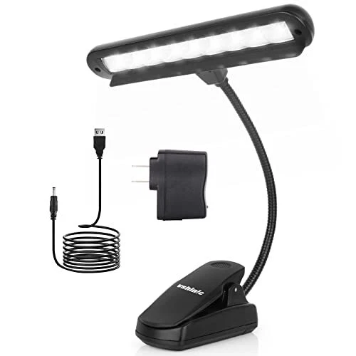 Music Stand Light Clip on Piano Lights 18 LED Orchestra Light Book Lamp Musicia