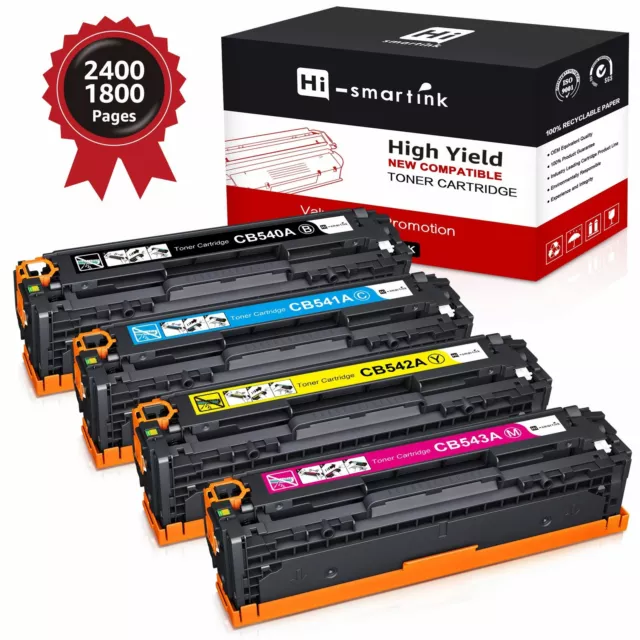 4PK CB540A CB541A CB542A CB543A 125A Toner for HP LaserJet CP1210 CM1300 CP1215