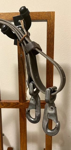 Vintage Klein and Sons Bell System D 68” climbing lineman safety belt 12/67